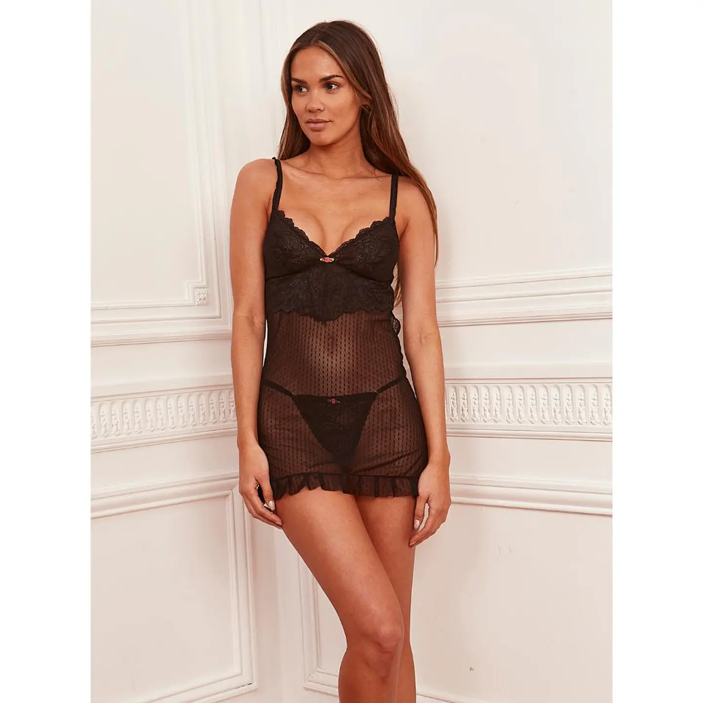 Babydoll Night & Sexy Vicenza Negro 3
