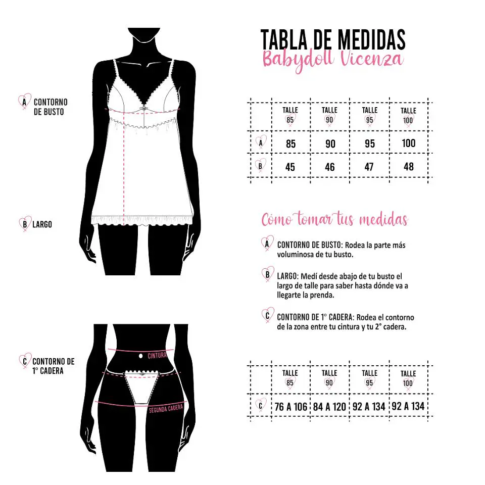 Babydoll Night & Sexy Vicenza Negro 14
