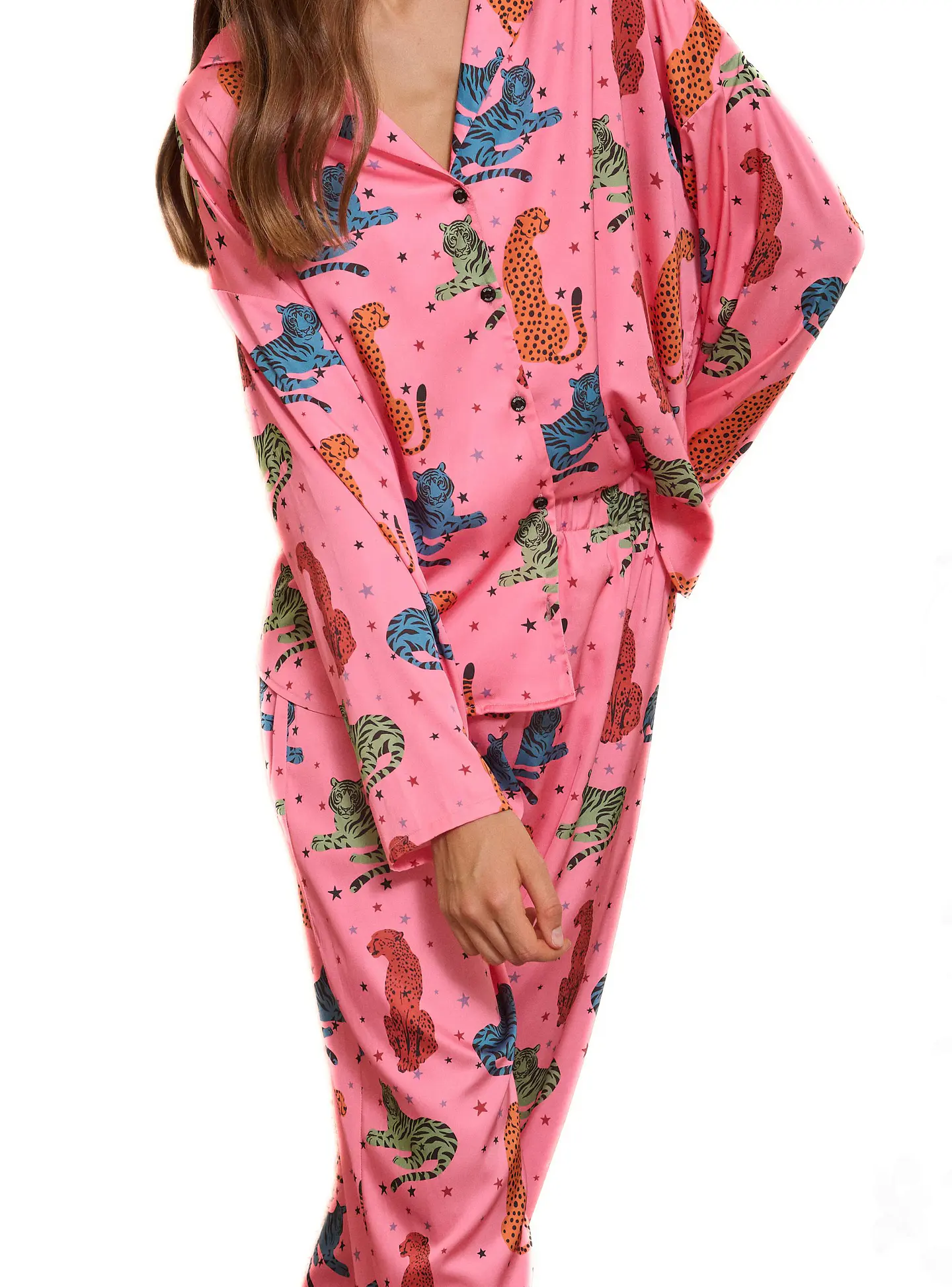 Pijama Olive Punalu Fucsia Camisa/Pantalón 2