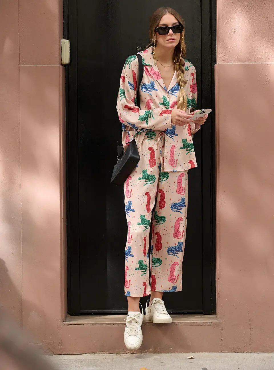 Pijama Olive Punalu Beige Camisa/Pantalón 1