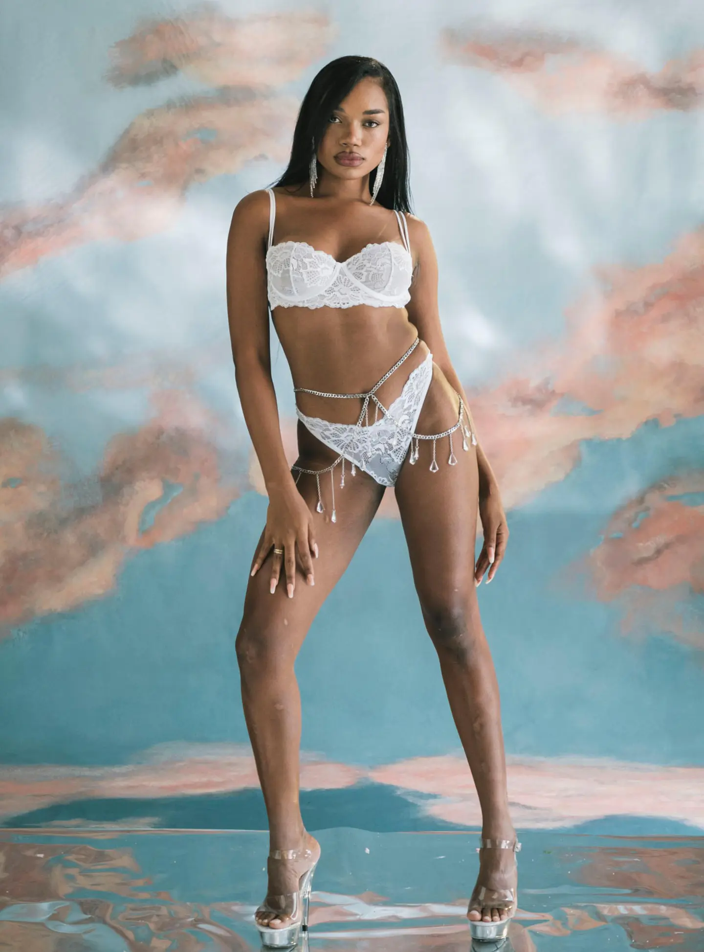 Conjunto Night & Sexy Kiss Blanco 3