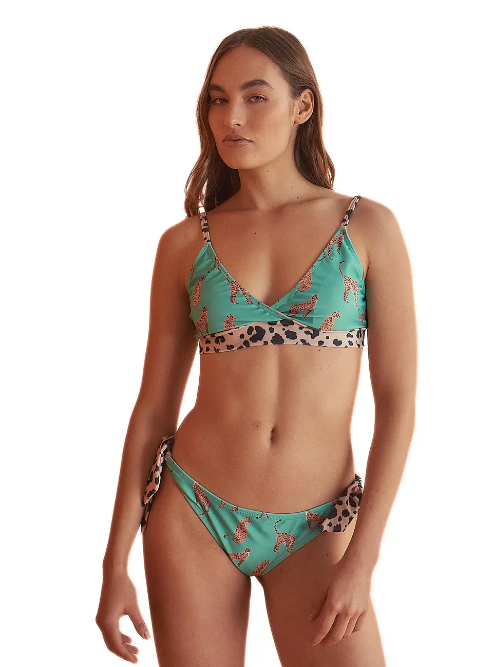 Bikini Similan Chita Fluor Verde Tanga 1