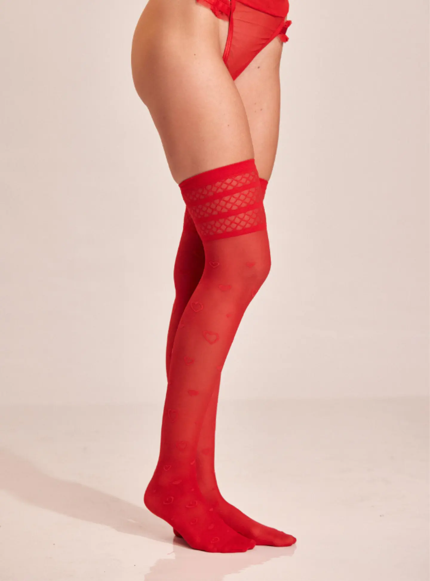 Accesorio Medias Love Rojas 4