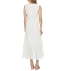 Vestido Asimétrico para Novia Civil Blanco 2