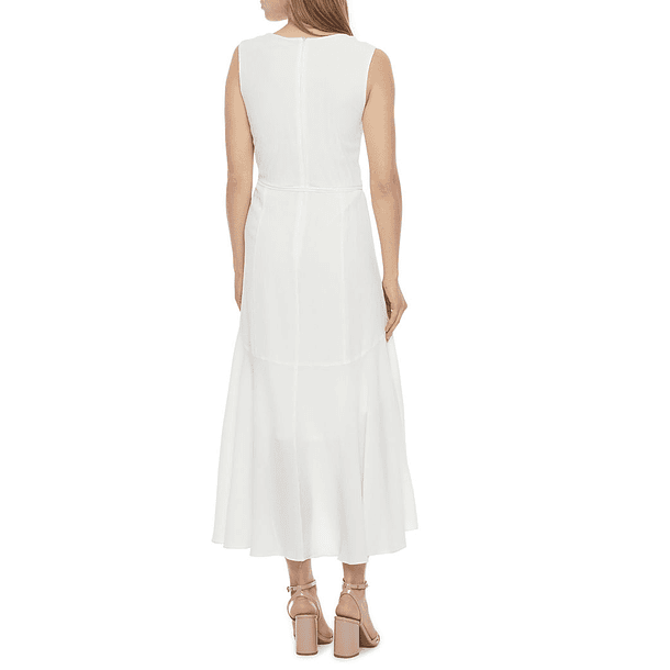 Vestido Asimétrico para Novia Civil Blanco