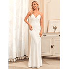 Vestido de Novia Civil Gala con Lentejuelas blanco 1