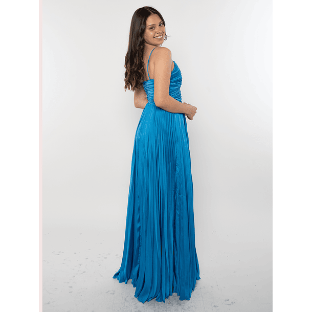 Vestido de Fiesta para Gala Noche de Graduación Azul