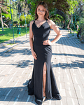 Vestido Gala Modelo Karen Negro