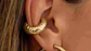 EAR CUFF / CHUNKY TIPO C TEXTURIZADO - Miniatura 2
