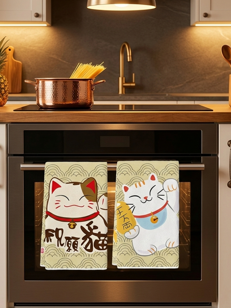 Pack de Paños de Cocina Umimori — Edición Neko 1