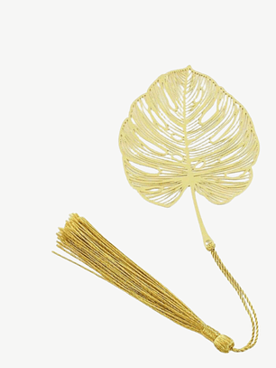 Marcadores de Libro Metálicos Umimori — Colección Naturaleza Dorada