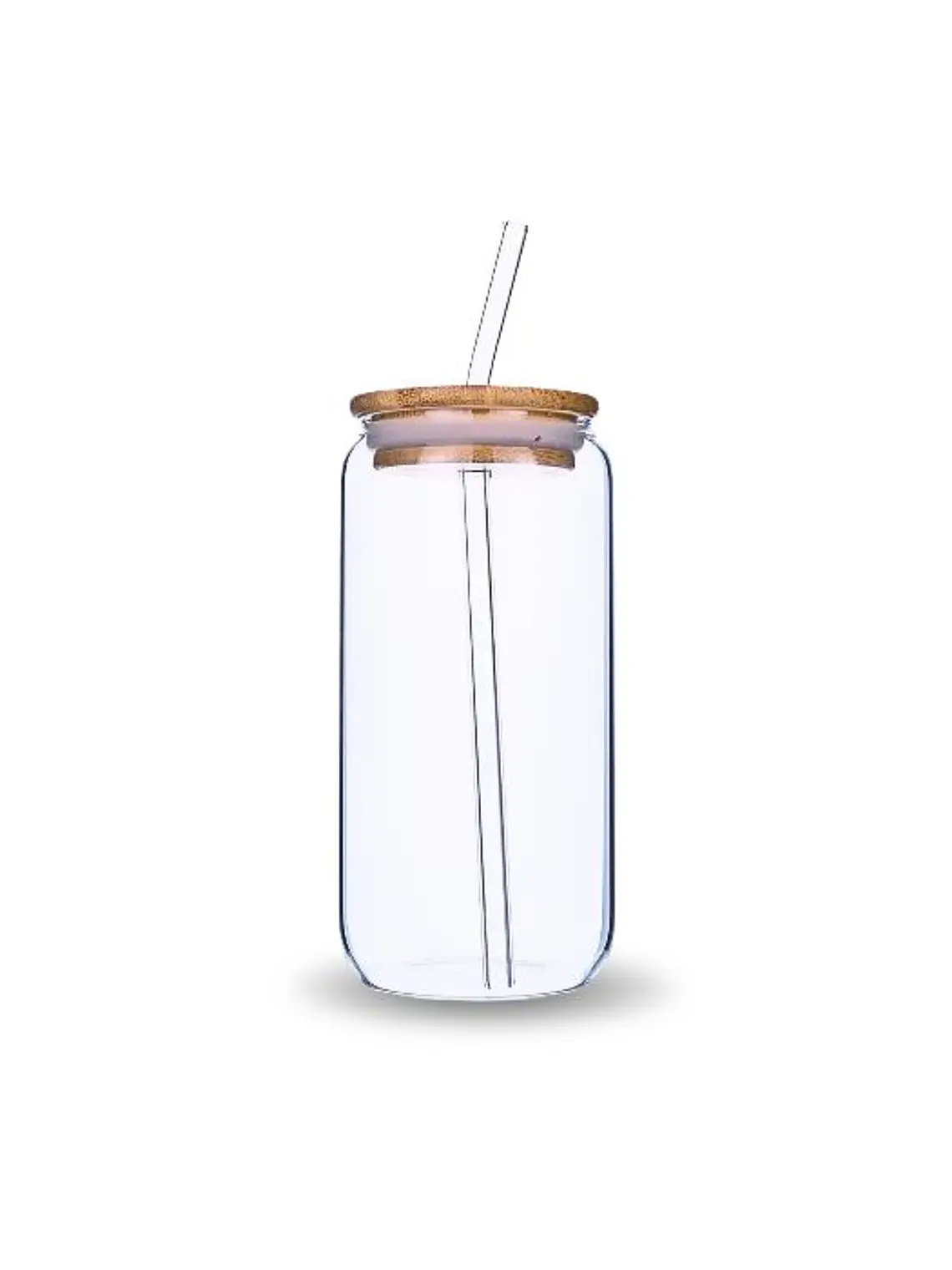 Vaso de vidrio y bambú 500 ml- Nagomi 1