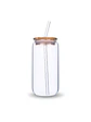Vaso de vidrio y bambú 500 ml- Nagomi - Miniatura 1