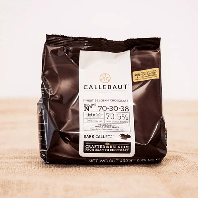 Chocolate Callebaut Bitter / amargo 70% 400 grs.