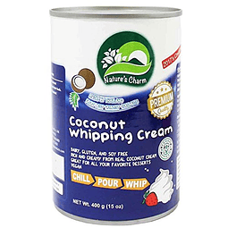 Crema de Coco para Batir Nature's Charm 400 ml.