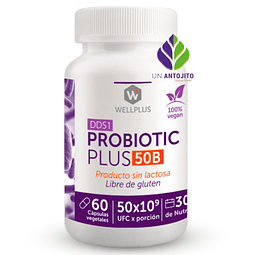Wellplus Probiotico Plus 50billones 60 Capsulas
