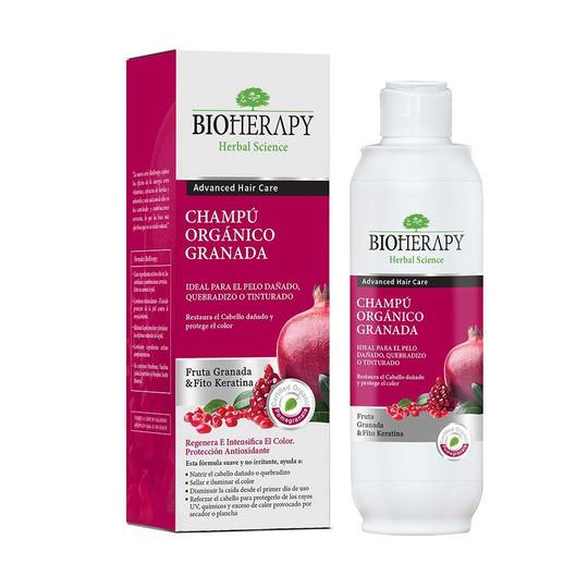 Bioherapy Shampoo Granada Organico Cabellos Tinturados 330ml 1