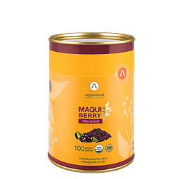 Aquasolar Maqui Berry 100 Grs Polvo 100 % Organico