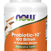 Probiotico 10 Cepas 100 Billones Now Flora Intestinos Sanos