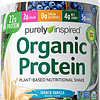Organic Protein Vainilla Purely Inspired 680g Base De Planta