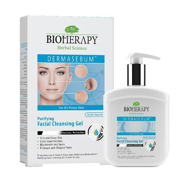 Gel De Limpieza Facial Purificante Bioherapy Dermasebum