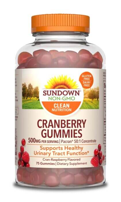 Gomitas De Cranberry 500 Mg - 75 Unidades Sundown 1