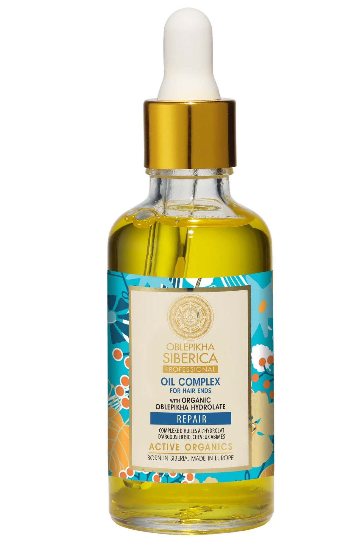 Complejo De Aceite Reparador Cabello Dañado Oblepikha 50ml 2