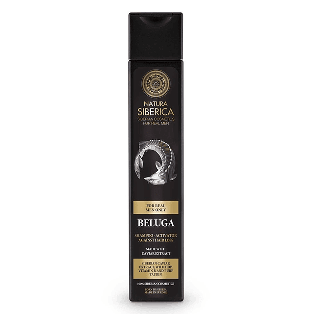 Shampoo Estimulante Hombre Natura Siberica Extracto Caviar