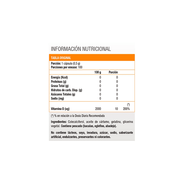 Vitamina D3 Colecalciferol 400iu Solgar Huesos Dientes Sanos 100 cap