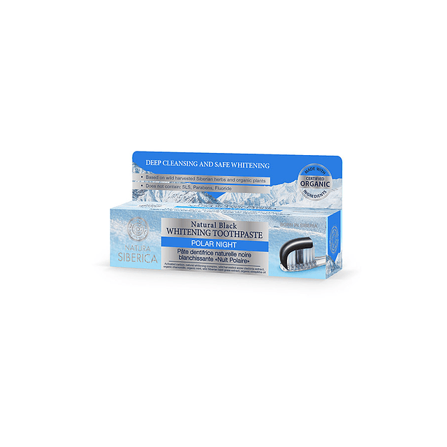 Pasta Dental Organica Whitening Carbon Soft Natura Siberica