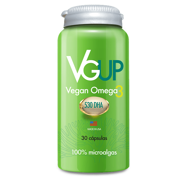 Omega 3 Vegano Microalgas Marinas Alto Dha Up Gluten Free