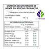 Doypack Caramelos Menta Sin Azucar Organico Con Fibra 57g