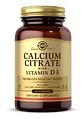 Citrato Calcio Con Vitamina D3 Sin Gluten 60 Tab Solgar Usa - Miniatura 1