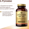 L Tyrosina 500 Mg Aminoacido 50 Capsulas Vegetales Solgar