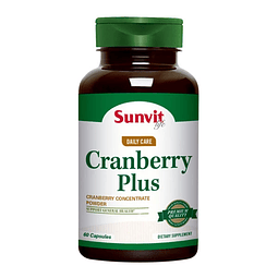 Cranberry Plus 60 Capsulas Previene Inf Urinarias Sunvit