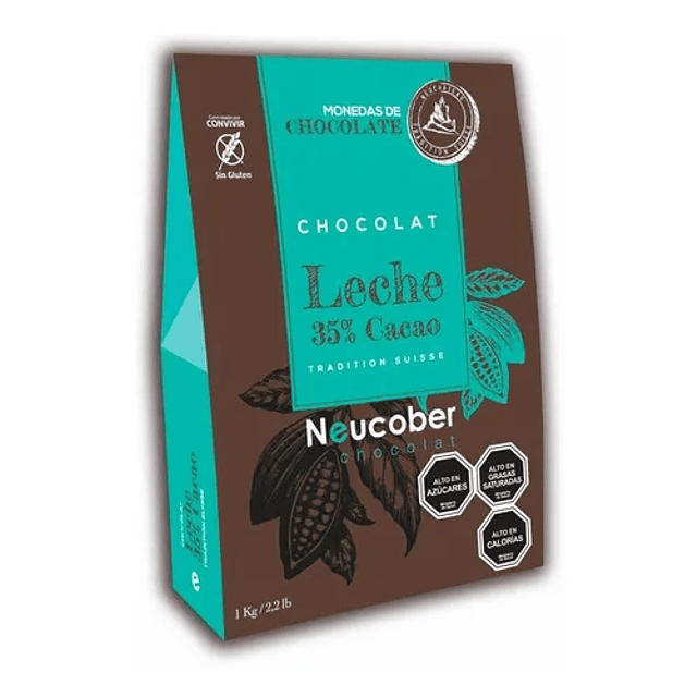 Chocolate Neucober Con Leche 35% Libre De Gluten 1 Kilo