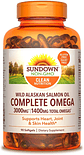 Omega Completo Wild Alaskan Salmon 3000 Mg Sundown 90 Caps - Miniatura 1