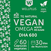 Omega3 Dha Vegano Wellplus Microalgas Nutriente Cerebral 60c