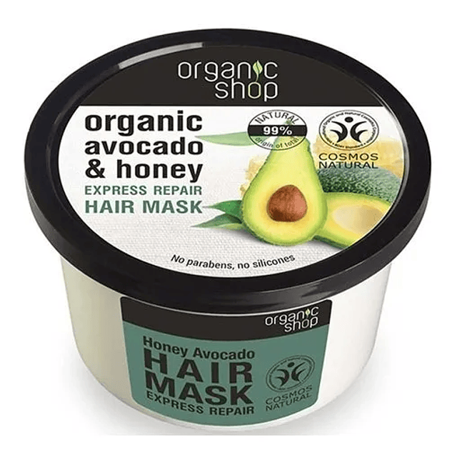 Mascara Capilar Palta Y Miel Organic Shop Restaura Repara