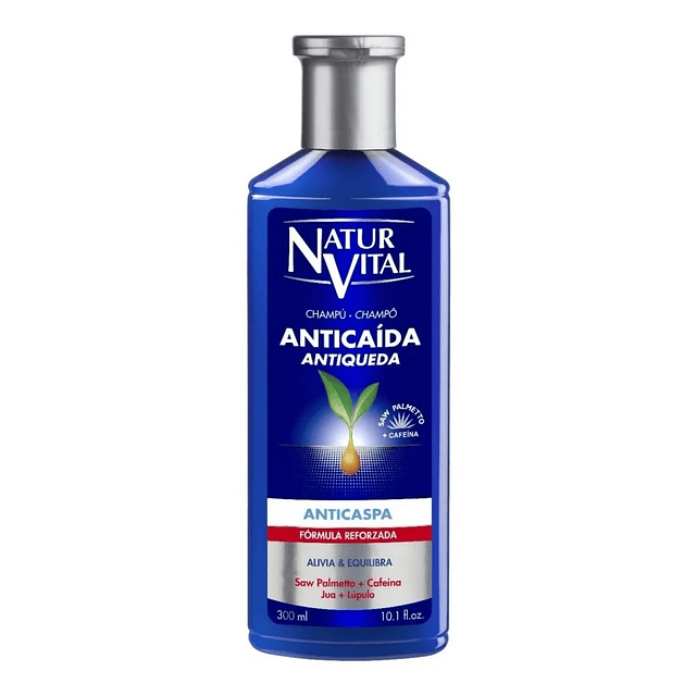 Natur Vital Shampoo Anticaida Anticaspa 300ml Cafeina