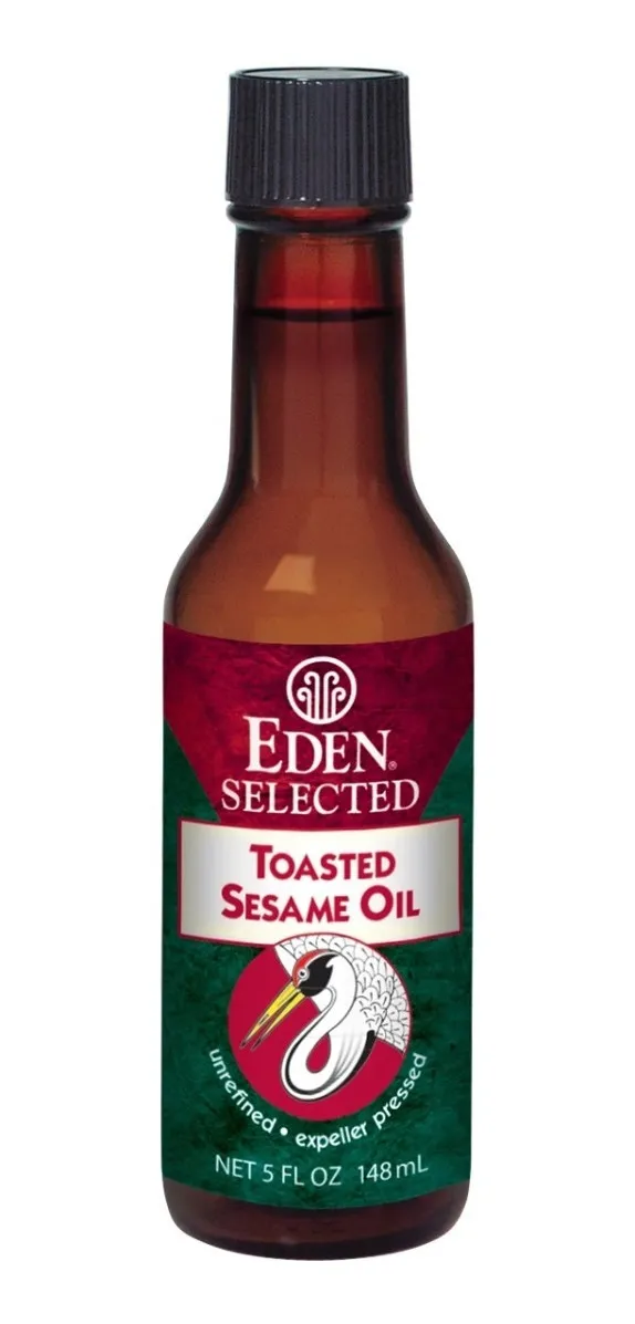 Aceite Sesamo Tostado Eden Prensado Sin Refinar Japon 148 Ml 1