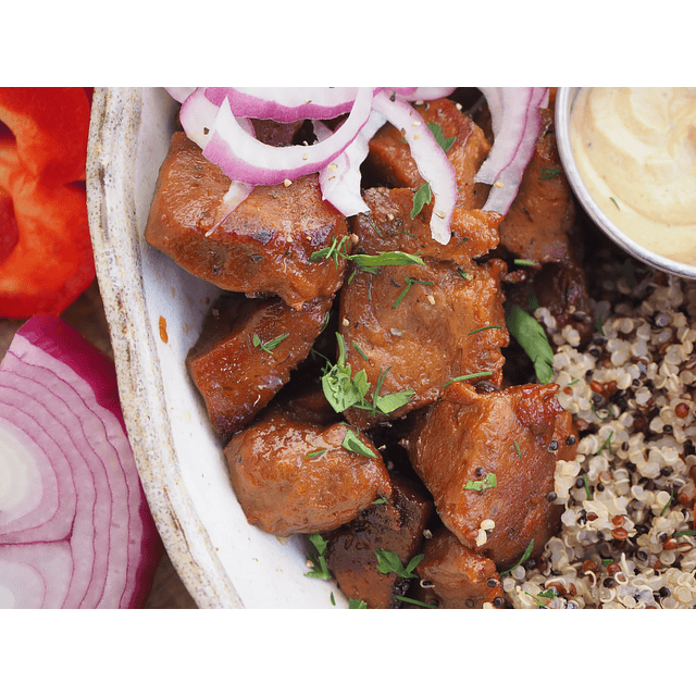 Seitan En Trozos Marinado Salsa Soya Jengibre Organico Biona