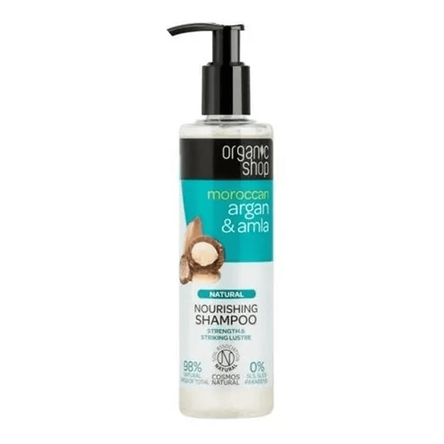 Shampoo Argan Amla Repara Vitaliza Brillo Organic Shop