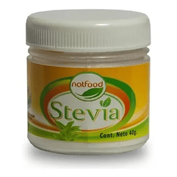 Stevia Natfood Boliviana Sin Fructosa Ni Edulcorantes 40g