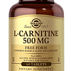 L Carninitina 500 Mg 60 Tabletas Solgar Energia Metabolismo
