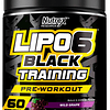 Lipo 6 Black Training Energía Prentreno Nutrex 60 Servicios