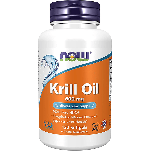 Aceite De Krill 500 Mg 60 Capsulas Omega 3 Now Foods