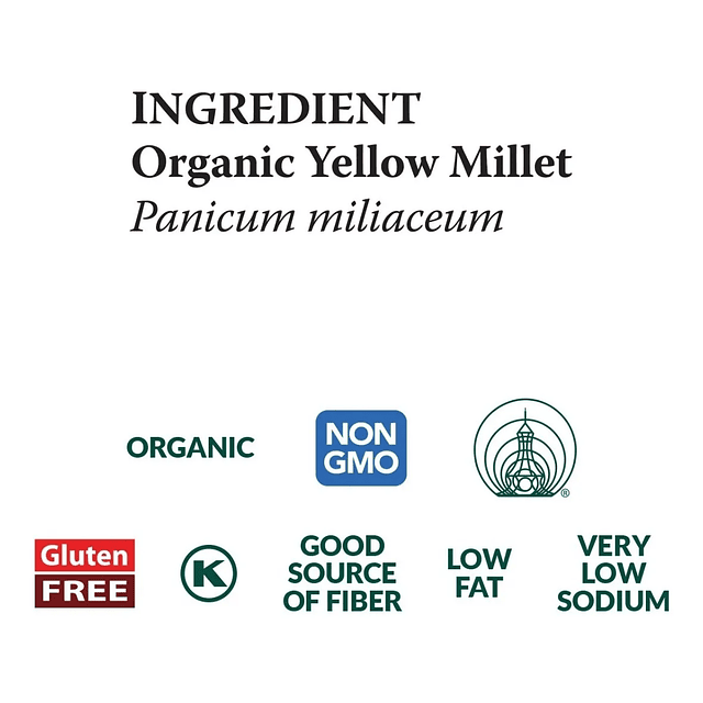 Mijo Millet Integral Organico 454 Gramos Eden Superfood