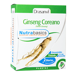 Ginseng Coreano En Cápsulas 90 Caps Vitalidad Drasanvi