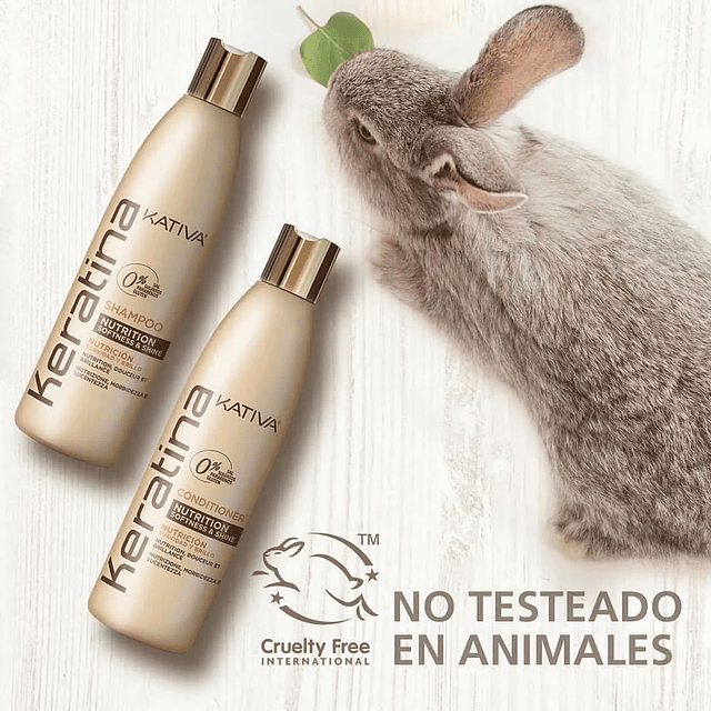 Pack Shampoo Y Acondicionador Keratina Anti Frizz Kativa